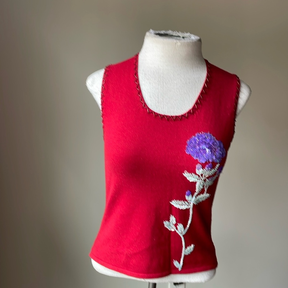 Kieran special hand embroidery silk vest